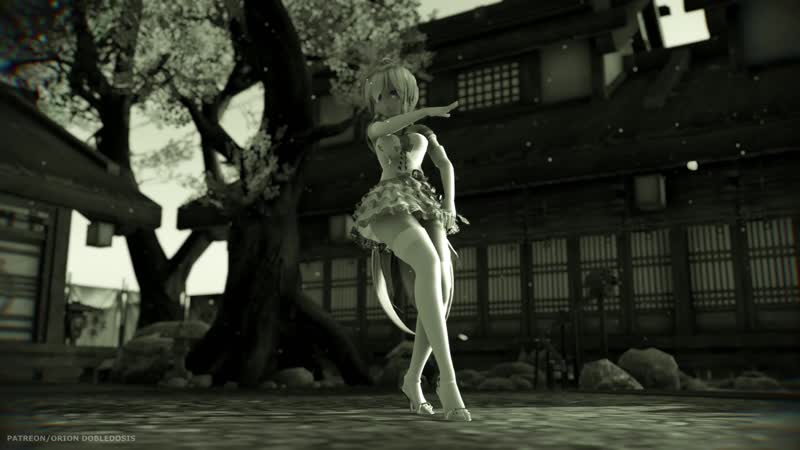 Mmd R Erotic Haku Lace Dress Tokio Funka Author Orion Dobledosis