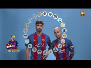 Barça emojis andré gomes mascherano