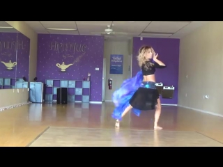 Modern bellydance improv ~ crazy in love ~ veil