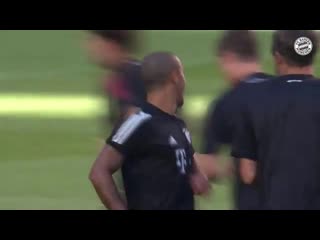 Abschlusstraining vor dem ucl finale gegen paris