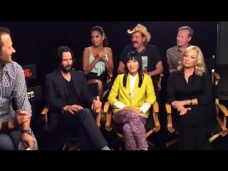 Video of swedish dicks q&a #peterstormare #johanglans #tracilords #felishacooper #vivianbang #keanureeves