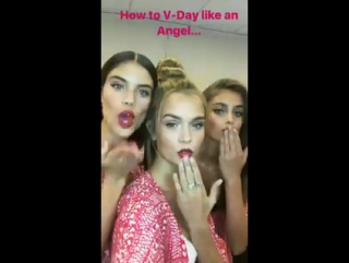07/02 | josephine skriver, sara sampaio & tpornr marie hill via vs' instagram story