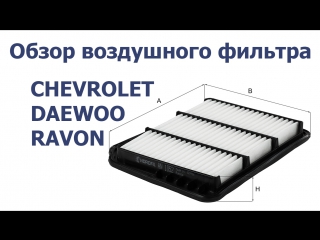 Обзор воздушного автомобильного фильтра для chevrolet, daewoo, ravon nordfil an1052