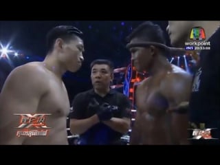 Buakaw banchamek (thai) vs liu hainan (china) 70kg, kunlun fight 36