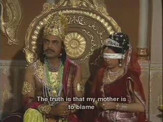 07 махабхарата фильм эпос, веды (mahabharata 07 dhrtarastra and gandhari get married pandu and kunti get married and karnas )