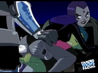 Teen titans porn raven double teamed