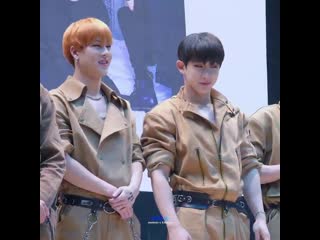 Jooheon and wonho acting like siblings, and kihyun acting as their parent making them stop fighting