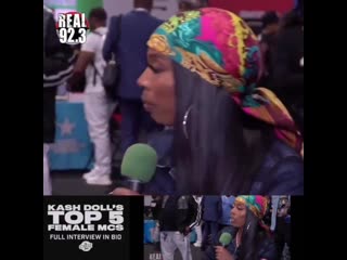 Kash doll lists her top 5 female mcs