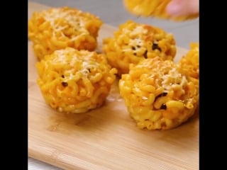 Тефтельки mac and cheese (mac and cheese cups by bien)