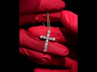Diamond cross jewelry porn