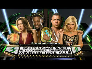 Kofi kingston and mickie james vs santino marella and beth phoenix (glamarella) summerslam (2008)