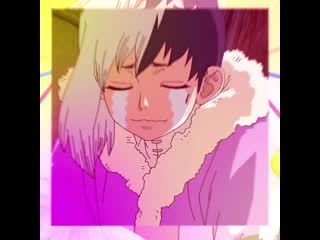 ⇴ dr stone; senku, chrome, gen & kohaku