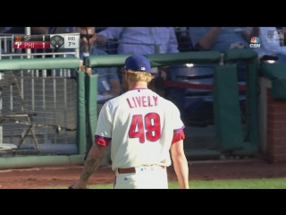 Ben lively dazzles in debut © mlb com