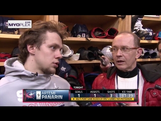 Post game artemi panarin 4/17/18