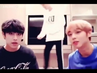 Daniel house keeping jihoon we didnt call for house keeping at this timing woojin do it w caring about us and go in a bit!