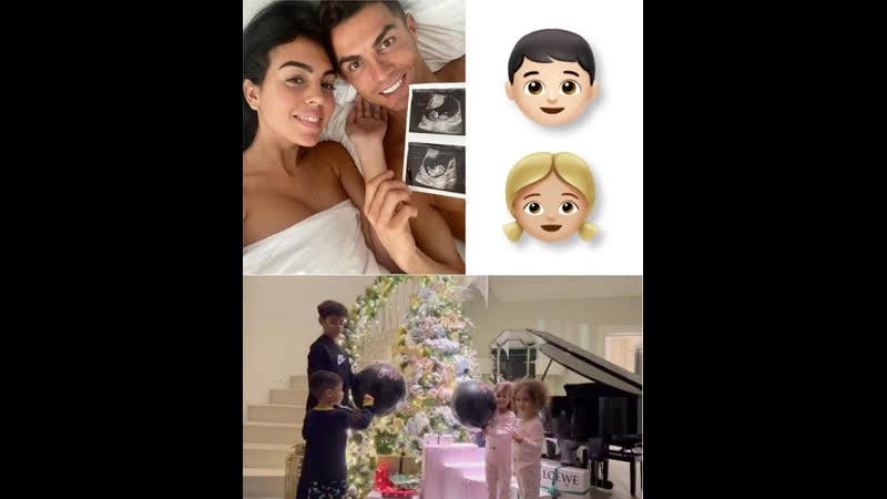 Криштиану роналду и джорджина раскрыли пол близнецов