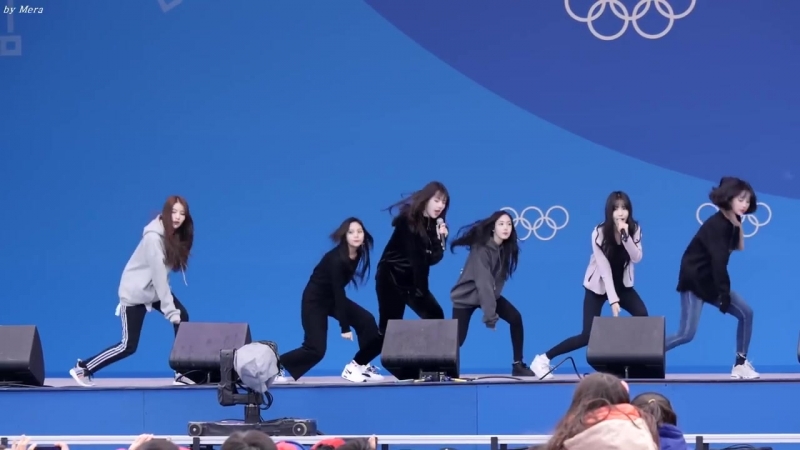 180223 gfriend fingertip @ 2018 pyeongchang olympics headliner show fancam by mera