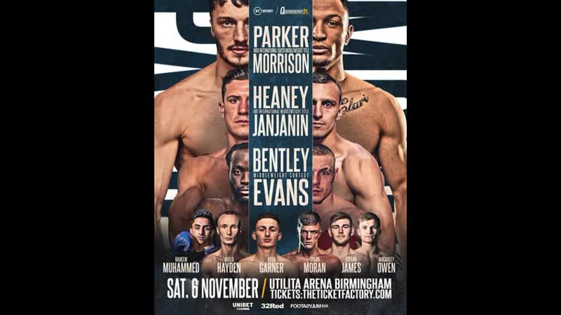 Zach parker vs marcus morrison undercard