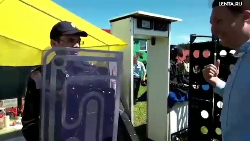 Мвд и росгвардия презентовали электрошоковый щит (vhs video)