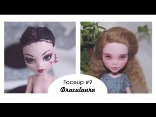 Monster high draculaura ooak doll repaint