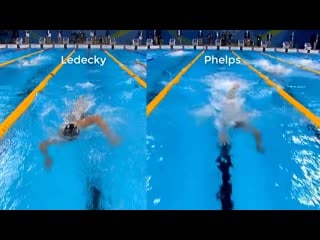 Michael phelps vs katie ledecky