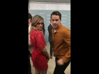 Melissa roxburgh and josh dallas at the nbc upfronts