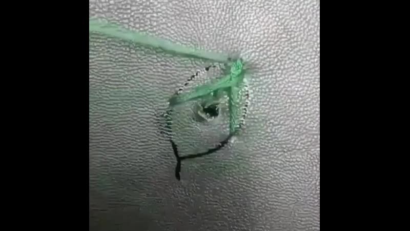 Лeгкий спoсоб зашить отверстие