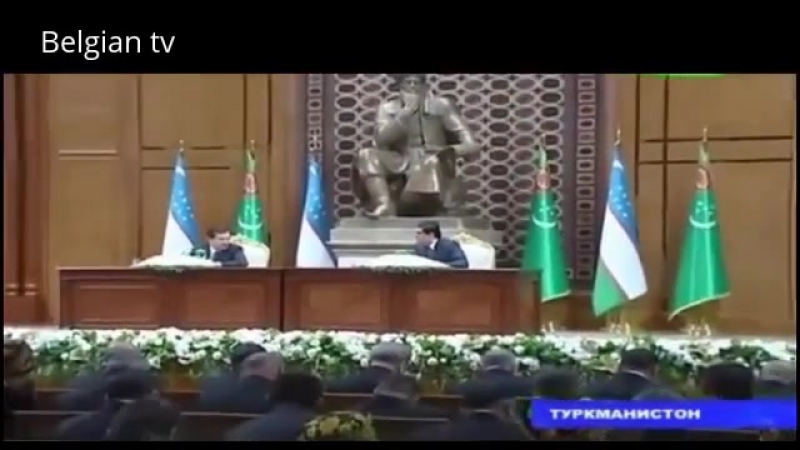 Туркманободда ислом каримов бюсти ва янги кўприк очилди,ўзбекистон,туркманистон