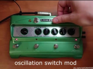 Line6 dl4 with oscillation and loop engage mods