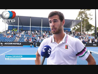 Karen khachanov | interview | australian open 2r