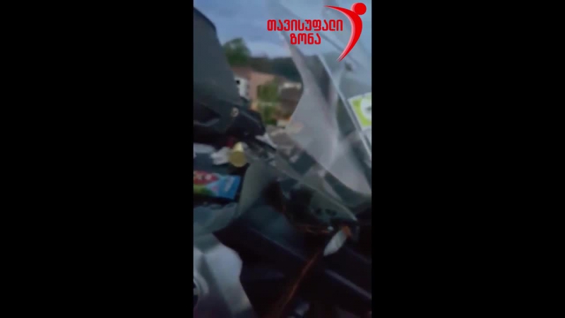 Георгиевская ленточка не понравилась гражданки грузии