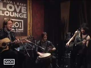 Sick puppies perform you're going down live in the q101 lava lounge