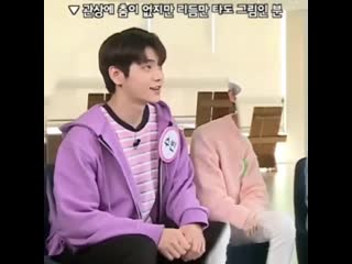 041619 mbc section tv behind while yeonjun was dancing unto bts boy in luv, soobin was a