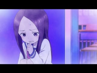 Двухголосая рус озвучка 1 серия поддразнивание такаги karakai jouzu no takagi san 01