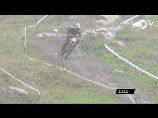 Невероятный заезд в дождь | aaron gwin at mont sainte anne