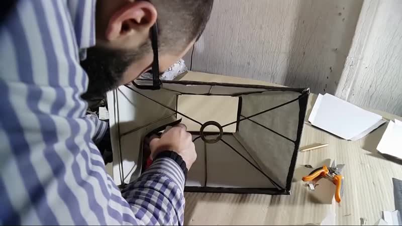 Каменный светильник на прикроватную тумбу своими руками