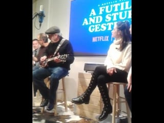 Domhnall gleeson and cast “a futile and stupid gesture”