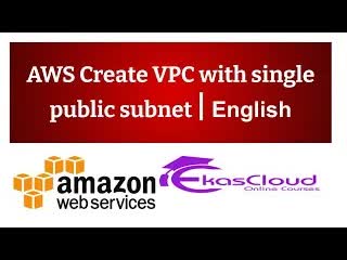 Aws create vpc with single public subnet english