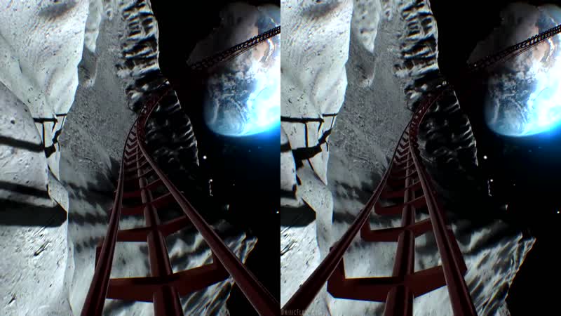 5d аттракцион американские горки на луне 3d vr sbs |