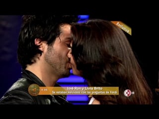 Livia brito y josé ron ¡se agarran a besos!