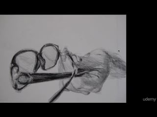 Udemy drawing for beginners drawing as process 002 example students drawings critique part 1