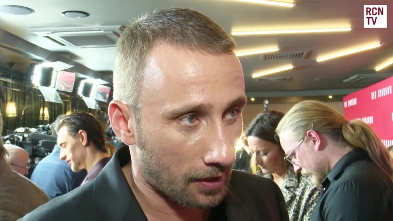 Matthias schoenaerts interview red sparrow premiere