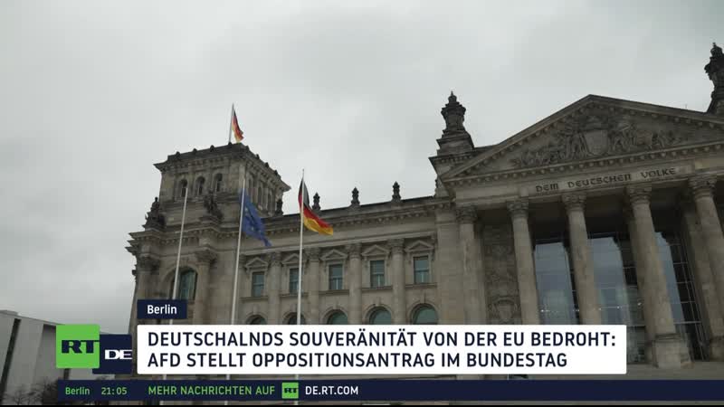 Afd antrag am bundestag deutschlands souveränität von der eu bedroht