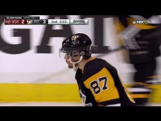 Guentzel sets up sid with slick toe drag