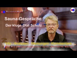 Gespräche in der sauna der kluge olaf scholz