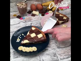 Tarte triple choco banane ! le chocolat a la banane