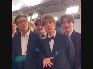 We could listen to the boys saying we are bts and were here at the grammys on a loop forev