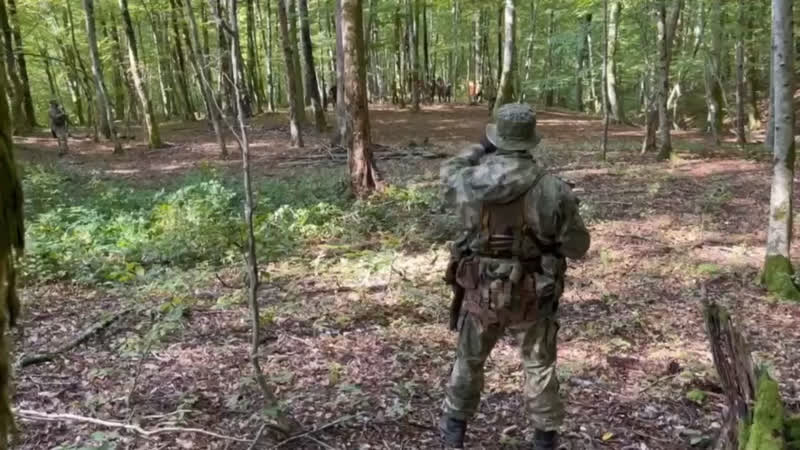 Общественная организация нвп «рокот» сочи тактическая тренироа в лесу