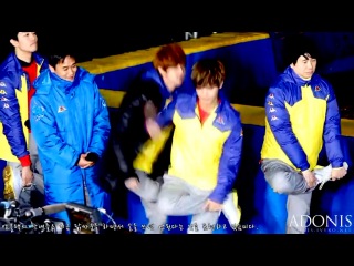 120318 cheondung & mir @ let’s go dream team pre recording