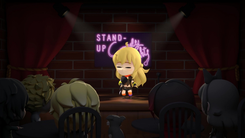 [rus sub] rwby chibi s01e16 мотогонки